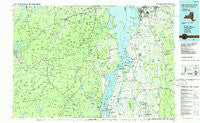 Lake Champlain South New York Historical topographic map, 1:100000 scale, 30 X 60 Minute, Year 1986