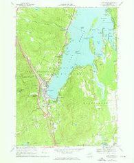 Lake George New York Historical topographic map, 1:24000 scale, 7.5 X 7.5 Minute, Year 1966
