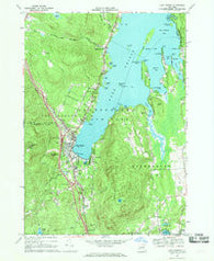 Lake George New York Historical topographic map, 1:24000 scale, 7.5 X 7.5 Minute, Year 1966