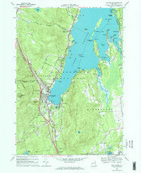 Lake George New York Historical topographic map, 1:24000 scale, 7.5 X 7.5 Minute, Year 1966