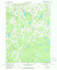Lake Huntington New York Historical topographic map, 1:24000 scale, 7.5 X 7.5 Minute, Year 1967