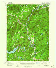 Lake Luzerne New York Historical topographic map, 1:62500 scale, 15 X 15 Minute, Year 1955