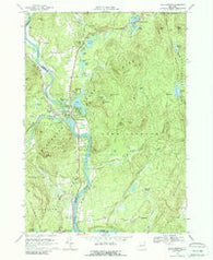 Lake Luzerne New York Historical topographic map, 1:24000 scale, 7.5 X 7.5 Minute, Year 1968