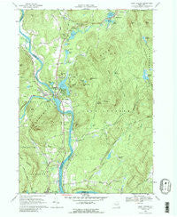 Lake Luzerne New York Historical topographic map, 1:24000 scale, 7.5 X 7.5 Minute, Year 1968