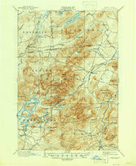 Lake Placid New York Historical topographic map, 1:62500 scale, 15 X 15 Minute, Year 1898