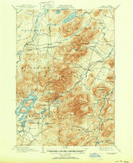 Lake Placid New York Historical topographic map, 1:62500 scale, 15 X 15 Minute, Year 1898