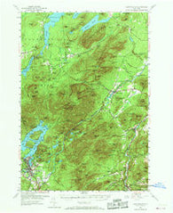Lake Placid New York Historical topographic map, 1:62500 scale, 15 X 15 Minute, Year 1953
