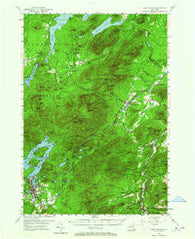 Lake Placid New York Historical topographic map, 1:62500 scale, 15 X 15 Minute, Year 1953