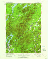 Lake Placid New York Historical topographic map, 1:62500 scale, 15 X 15 Minute, Year 1953