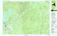 Lake Placid New York Historical topographic map, 1:25000 scale, 7.5 X 15 Minute, Year 1979