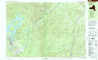 Lake Placid New York Historical topographic map, 1:25000 scale, 7.5 X 15 Minute, Year 1999