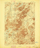 Lake Placid New York Historical topographic map, 1:62500 scale, 15 X 15 Minute, Year 1896