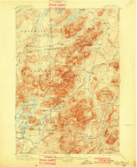 Lake Placid New York Historical topographic map, 1:62500 scale, 15 X 15 Minute, Year 1898