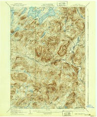 Lake Pleasant New York Historical topographic map, 1:62500 scale, 15 X 15 Minute, Year 1907