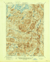 Lake Pleasant New York Historical topographic map, 1:62500 scale, 15 X 15 Minute, Year 1907