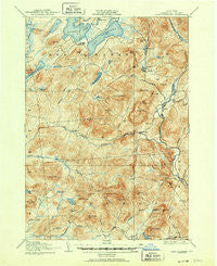 Lake Pleasant New York Historical topographic map, 1:62500 scale, 15 X 15 Minute, Year 1907