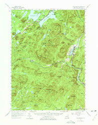 Lake Pleasant New York Historical topographic map, 1:62500 scale, 15 X 15 Minute, Year 1954