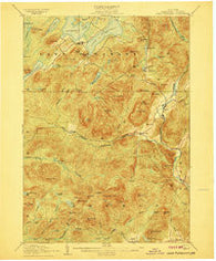 Lake Pleasant New York Historical topographic map, 1:62500 scale, 15 X 15 Minute, Year 1907