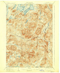 Lake Pleasant New York Historical topographic map, 1:62500 scale, 15 X 15 Minute, Year 1907