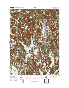 Lake Carmel New York Historical topographic map, 1:24000 scale, 7.5 X 7.5 Minute, Year 2013