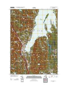 Lake George New York Historical topographic map, 1:24000 scale, 7.5 X 7.5 Minute, Year 2013