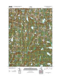 Lake Huntington New York Historical topographic map, 1:24000 scale, 7.5 X 7.5 Minute, Year 2013