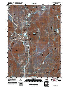 Lake Luzerne New York Historical topographic map, 1:24000 scale, 7.5 X 7.5 Minute, Year 2010