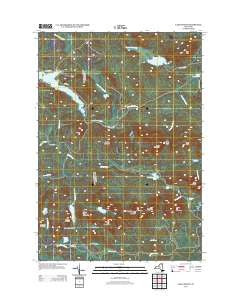 Lake Ozonia New York Historical topographic map, 1:24000 scale, 7.5 X 7.5 Minute, Year 2013