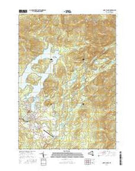Lake Placid New York Current topographic map, 1:24000 scale, 7.5 X 7.5 Minute, Year 2016