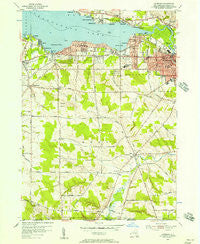Lakewood New York Historical topographic map, 1:24000 scale, 7.5 X 7.5 Minute, Year 1954