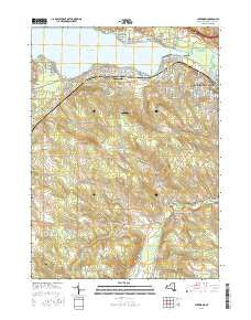 Lakewood New York Current topographic map, 1:24000 scale, 7.5 X 7.5 Minute, Year 2016