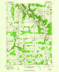 Langford New York Historical topographic map, 1:24000 scale, 7.5 X 7.5 Minute, Year 1960