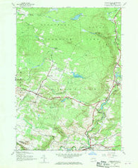 Lassellsville New York Historical topographic map, 1:24000 scale, 7.5 X 7.5 Minute, Year 1945