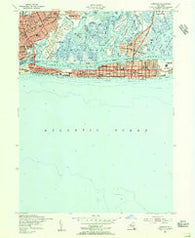 Lawrence New York Historical topographic map, 1:24000 scale, 7.5 X 7.5 Minute, Year 1954