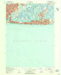 Lawrence New York Historical topographic map, 1:24000 scale, 7.5 X 7.5 Minute, Year 1954