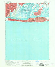 Lawrence New York Historical topographic map, 1:24000 scale, 7.5 X 7.5 Minute, Year 1966