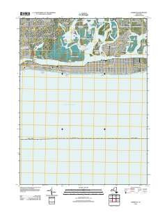Lawrence New York Historical topographic map, 1:24000 scale, 7.5 X 7.5 Minute, Year 2012
