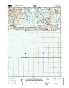 Lawrence New York Current topographic map, 1:24000 scale, 7.5 X 7.5 Minute, Year 2016