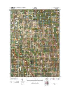 Le Roy New York Historical topographic map, 1:24000 scale, 7.5 X 7.5 Minute, Year 2013