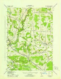 Lee Center New York Historical topographic map, 1:31680 scale, 7.5 X 7.5 Minute, Year 1943