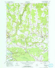 Lee Center New York Historical topographic map, 1:24000 scale, 7.5 X 7.5 Minute, Year 1955