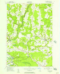 Lee Center New York Historical topographic map, 1:24000 scale, 7.5 X 7.5 Minute, Year 1955