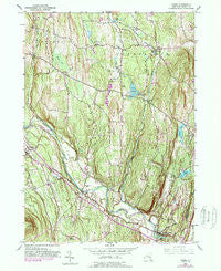 Leeds New York Historical topographic map, 1:24000 scale, 7.5 X 7.5 Minute, Year 1953