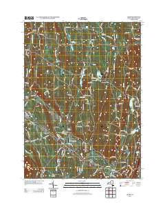 Leeds New York Historical topographic map, 1:24000 scale, 7.5 X 7.5 Minute, Year 2013