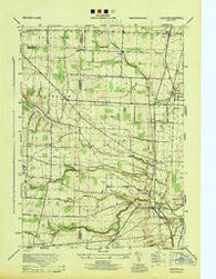 Leicester New York Historical topographic map, 1:31680 scale, 7.5 X 7.5 Minute, Year 1944