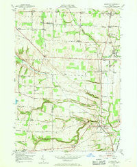 Leicester New York Historical topographic map, 1:24000 scale, 7.5 X 7.5 Minute, Year 1951