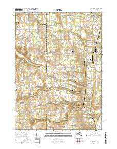 Leicester New York Current topographic map, 1:24000 scale, 7.5 X 7.5 Minute, Year 2016