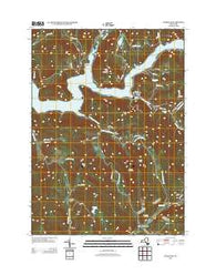 Lewbeach New York Historical topographic map, 1:24000 scale, 7.5 X 7.5 Minute, Year 2013