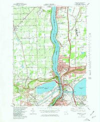 Lewiston New York Historical topographic map, 1:25000 scale, 7.5 X 7.5 Minute, Year 1980