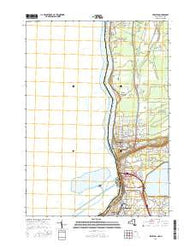 Lewiston New York Current topographic map, 1:24000 scale, 7.5 X 7.5 Minute, Year 2016